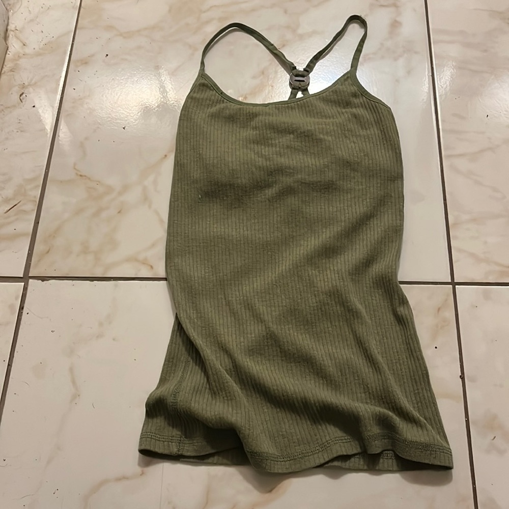Olive Green Tank Top